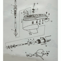 Gearcase For Volvo SX Lower Gearcase Components